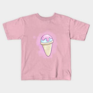 Kawaii Ice Cream Cone Kids T-Shirt